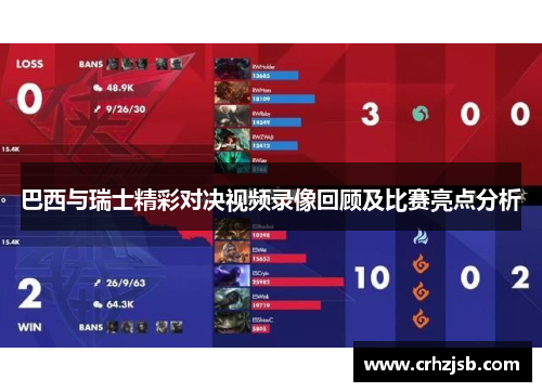 巴西与瑞士精彩对决视频录像回顾及比赛亮点分析